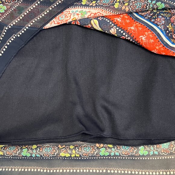 Enfocus Studio Women's Maxi Dress Multicolor Sleeveless Size 14 Elastic Waist - Picture 8 of 8